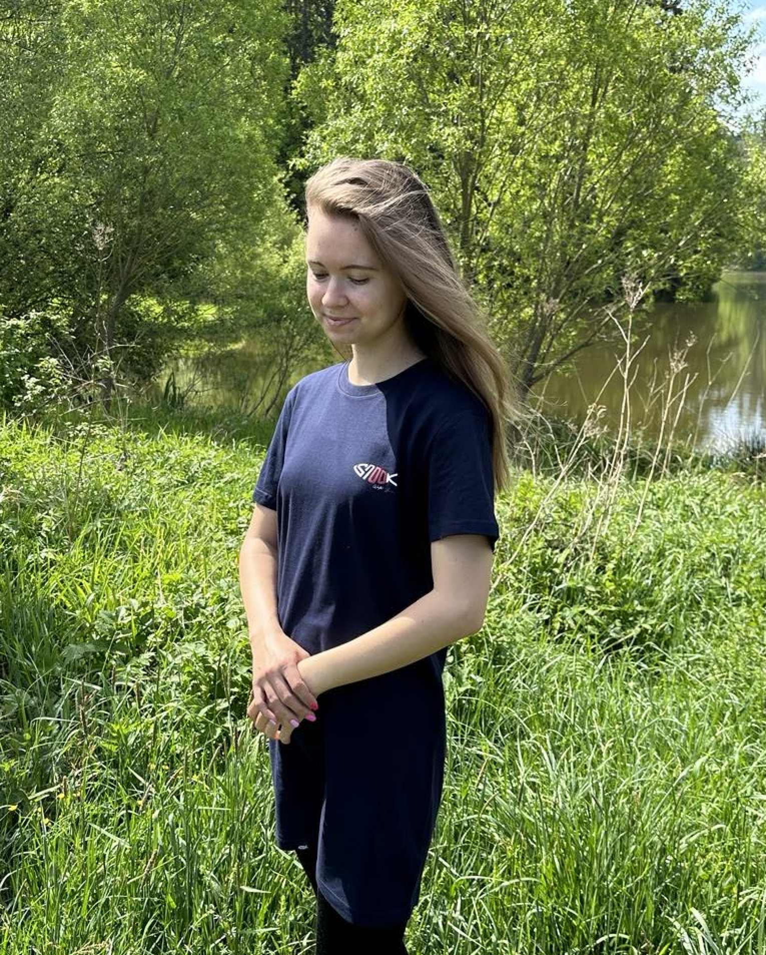 Dámské tričkové tmavě modré šaty snook